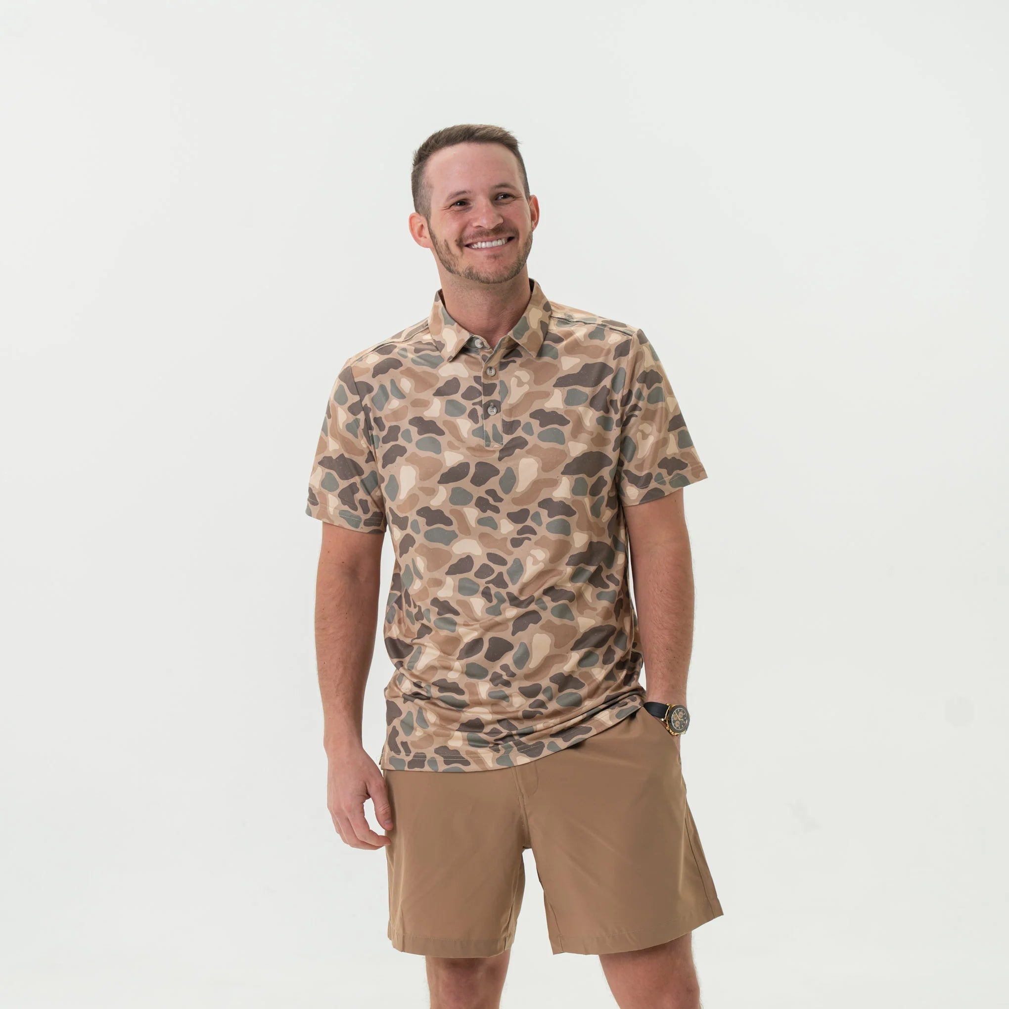 Burlebo Pintail Camo Performance Polo - Southern Soule Designs