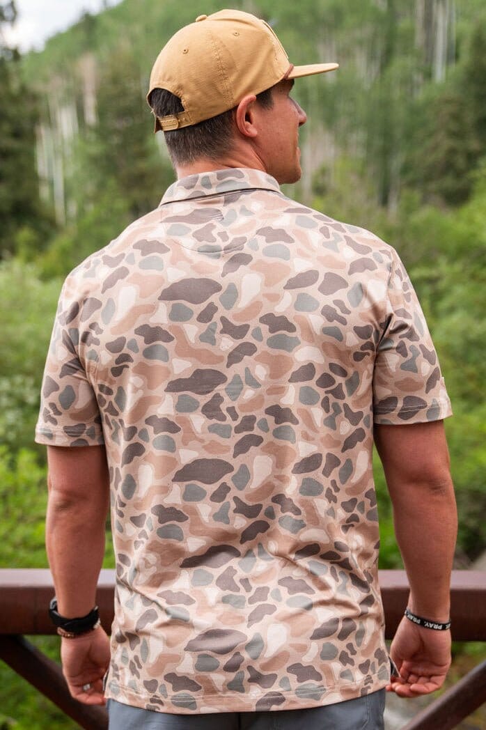 Burlebo Pintail Camo Performance Polo - Southern Soule Designs