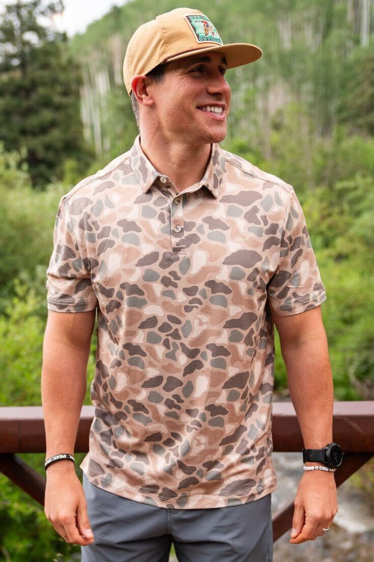 Burlebo Pintail Camo Performance Polo - Southern Soule Designs