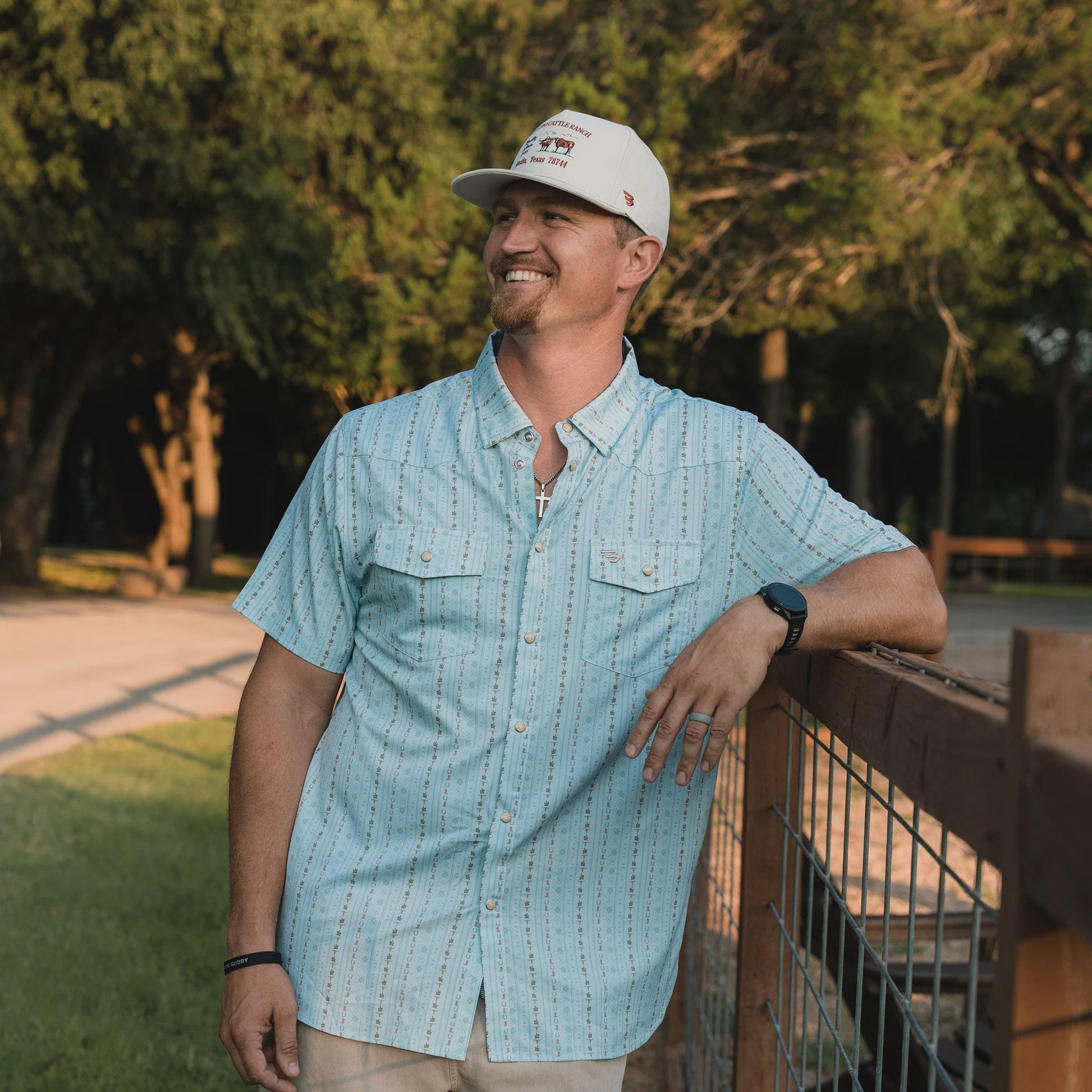 Burlebo Ranch Blue Jean Performance Western Shirt - Southern Soule Designs
