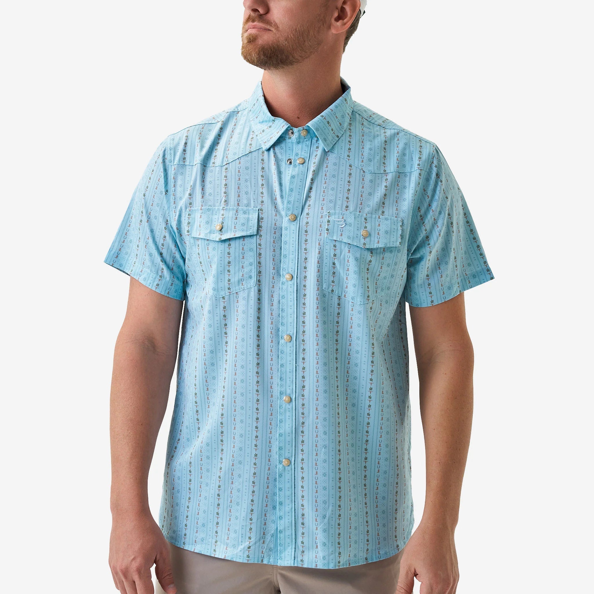 Burlebo Ranch Blue Jean Performance Western Shirt - Southern Soule Designs