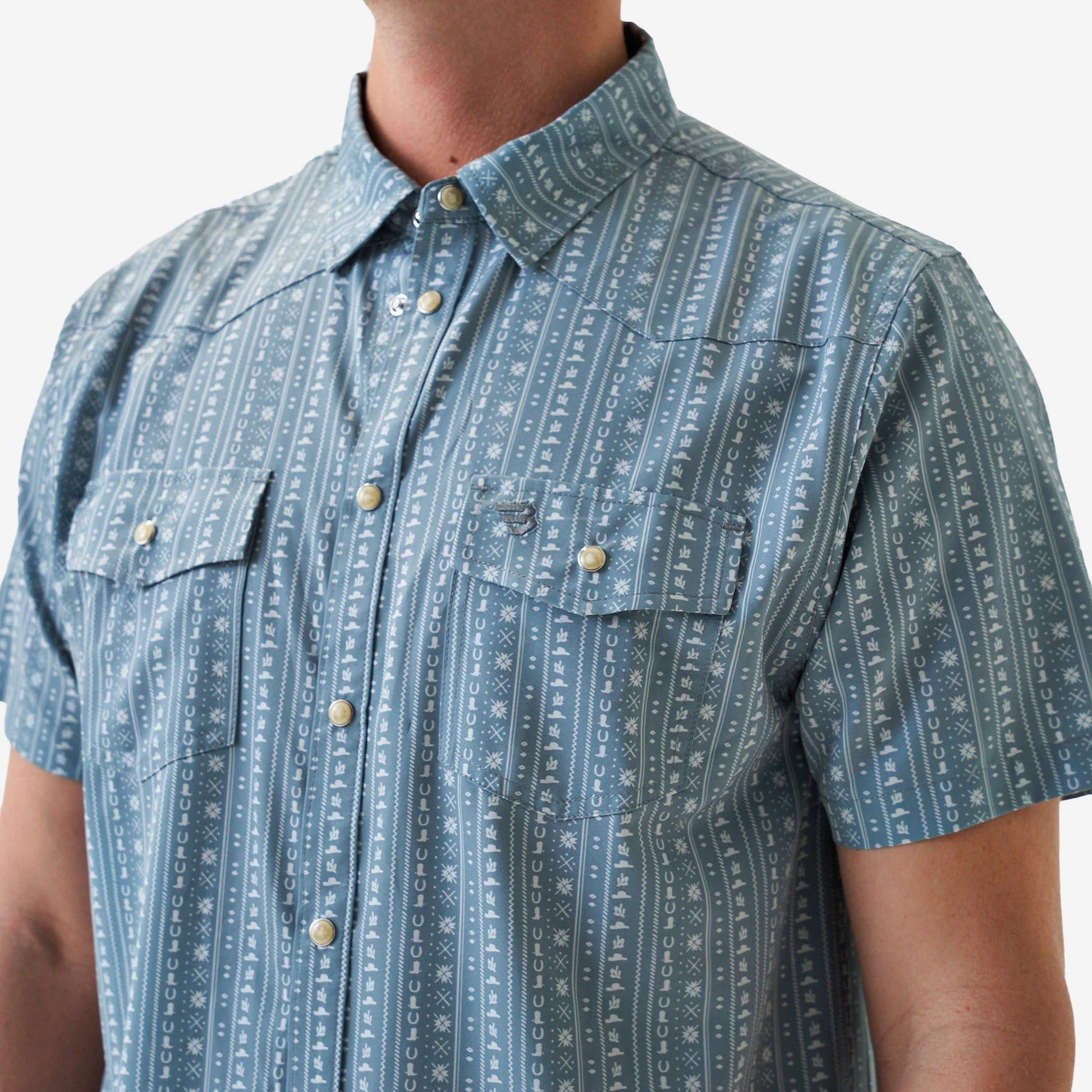Burlebo Ranch Sage Performance Western Shirt - Southern Soule Designs