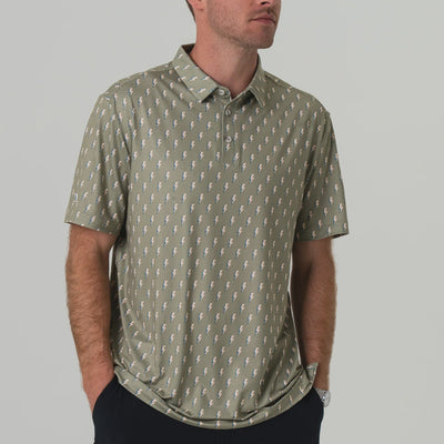 Burlebo Sage Lightning Performance Polo - Southern Soule Designs