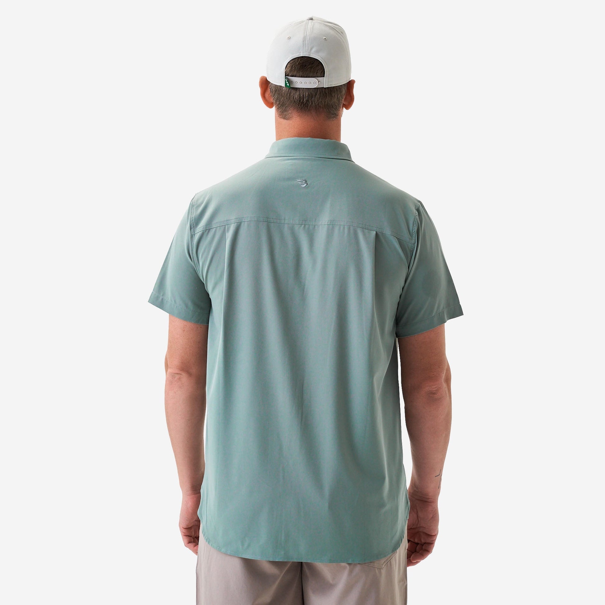 Burlebo Sage Performance Button Up - Southern Soule Designs