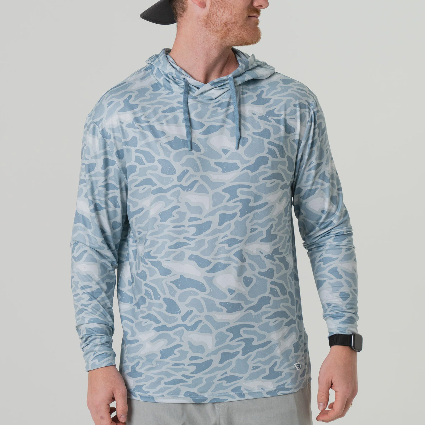 Burlebo Seaside Camo Performance Hoodie - Southern Soule Designs