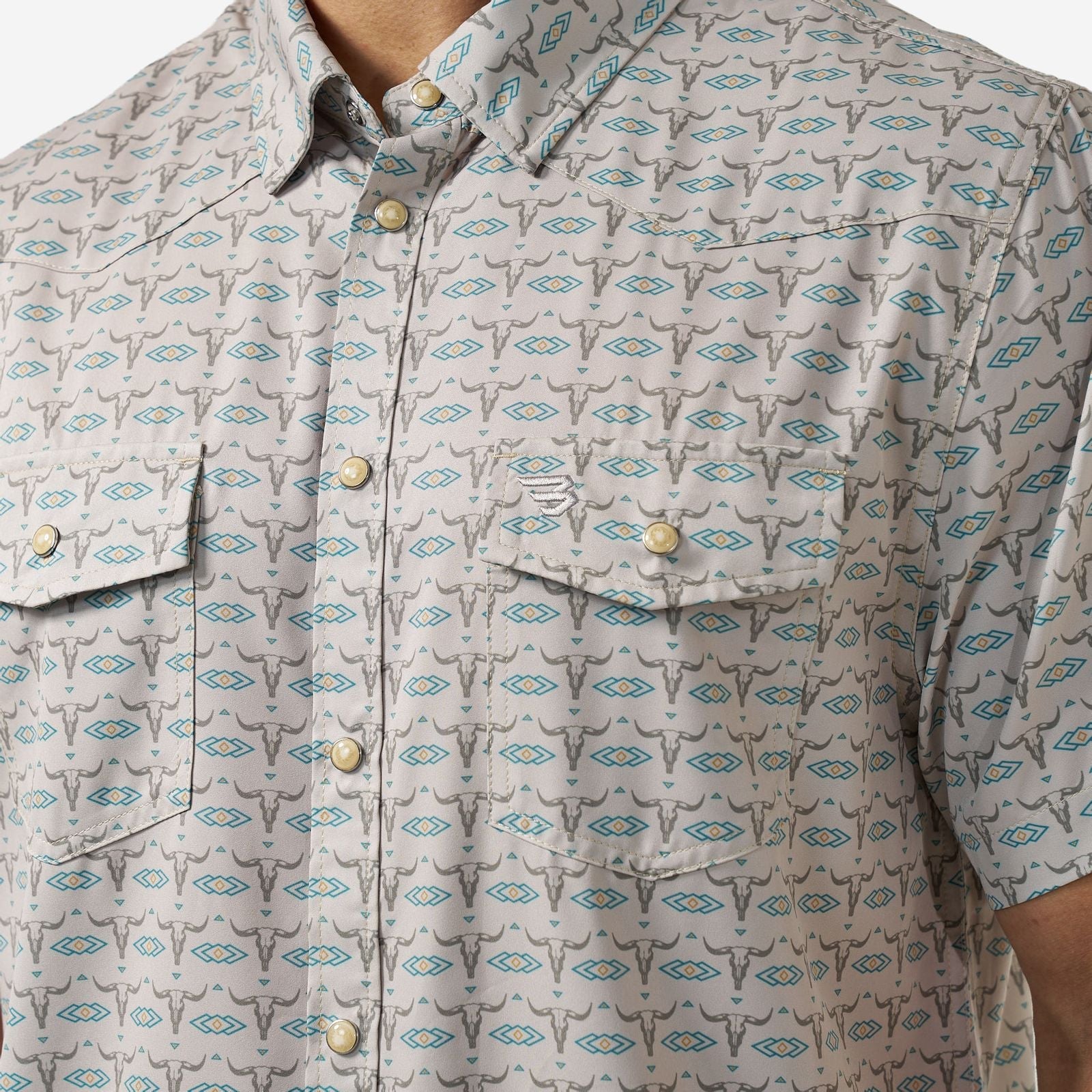 Burlebo Skull Rancher Performance Western Shirt - Southern Soule Designs