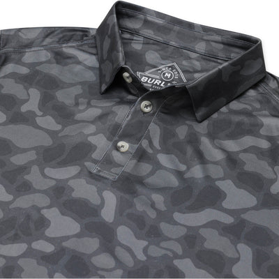 Burlebo Stone Camo Performance Polo - Southern Soule Designs