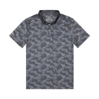 Burlebo Stone Camo Performance Polo - Southern Soule Designs