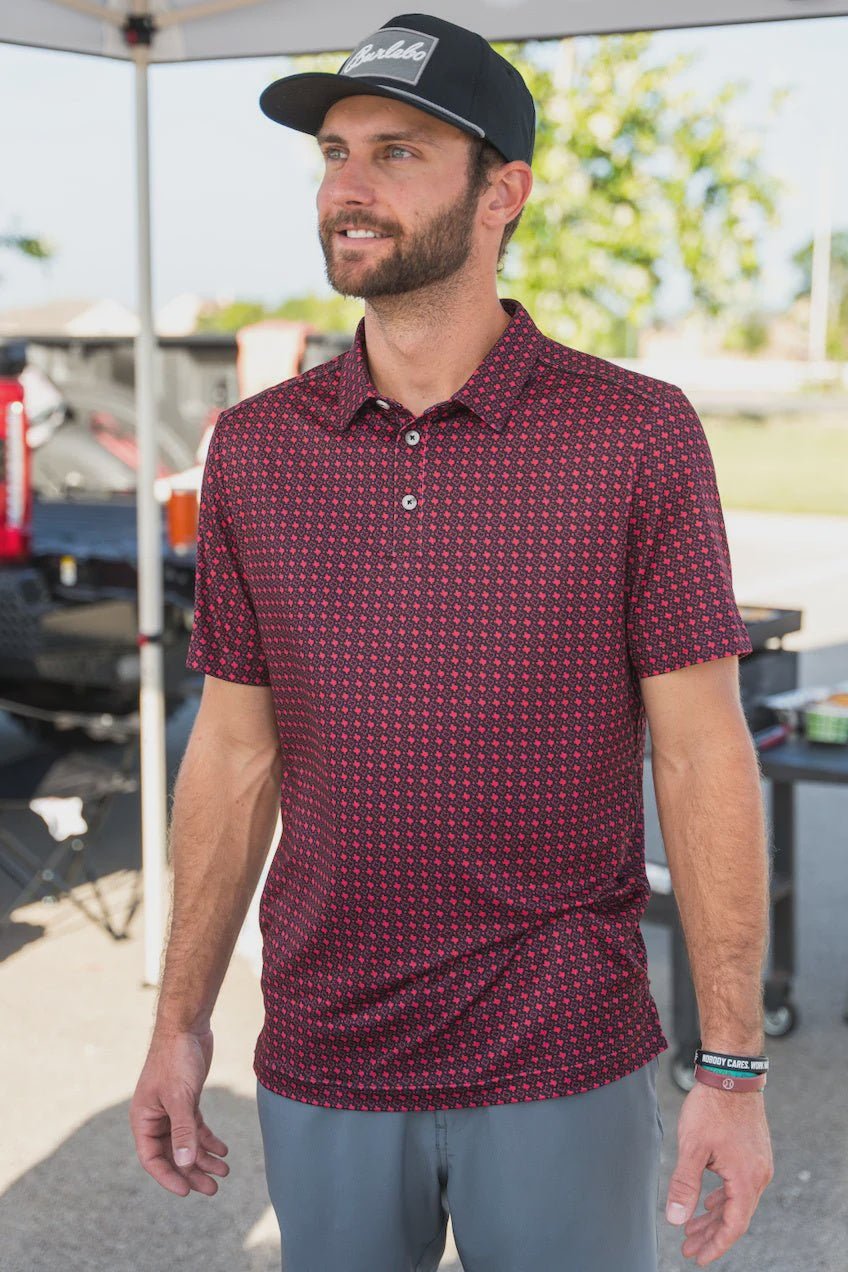 Burlebo Texas Black Performance Polo - Southern Soule Designs