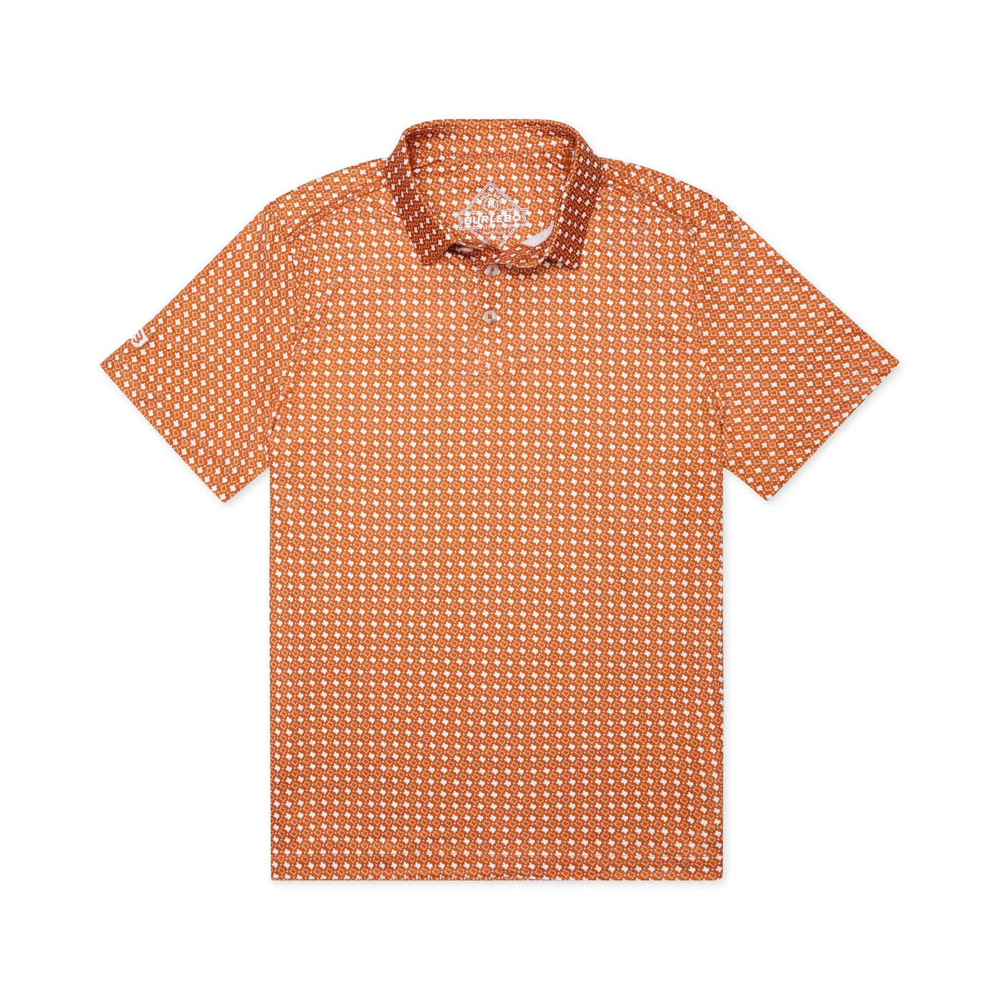 Burlebo Texas Orange Performance Polo - Southern Soule Designs