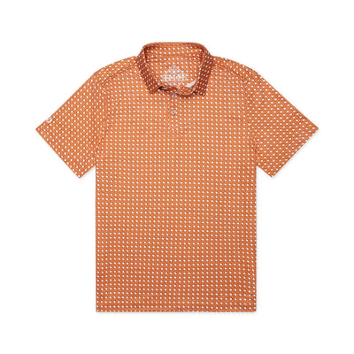 Burlebo Texas Orange Performance Polo - Southern Soule Designs