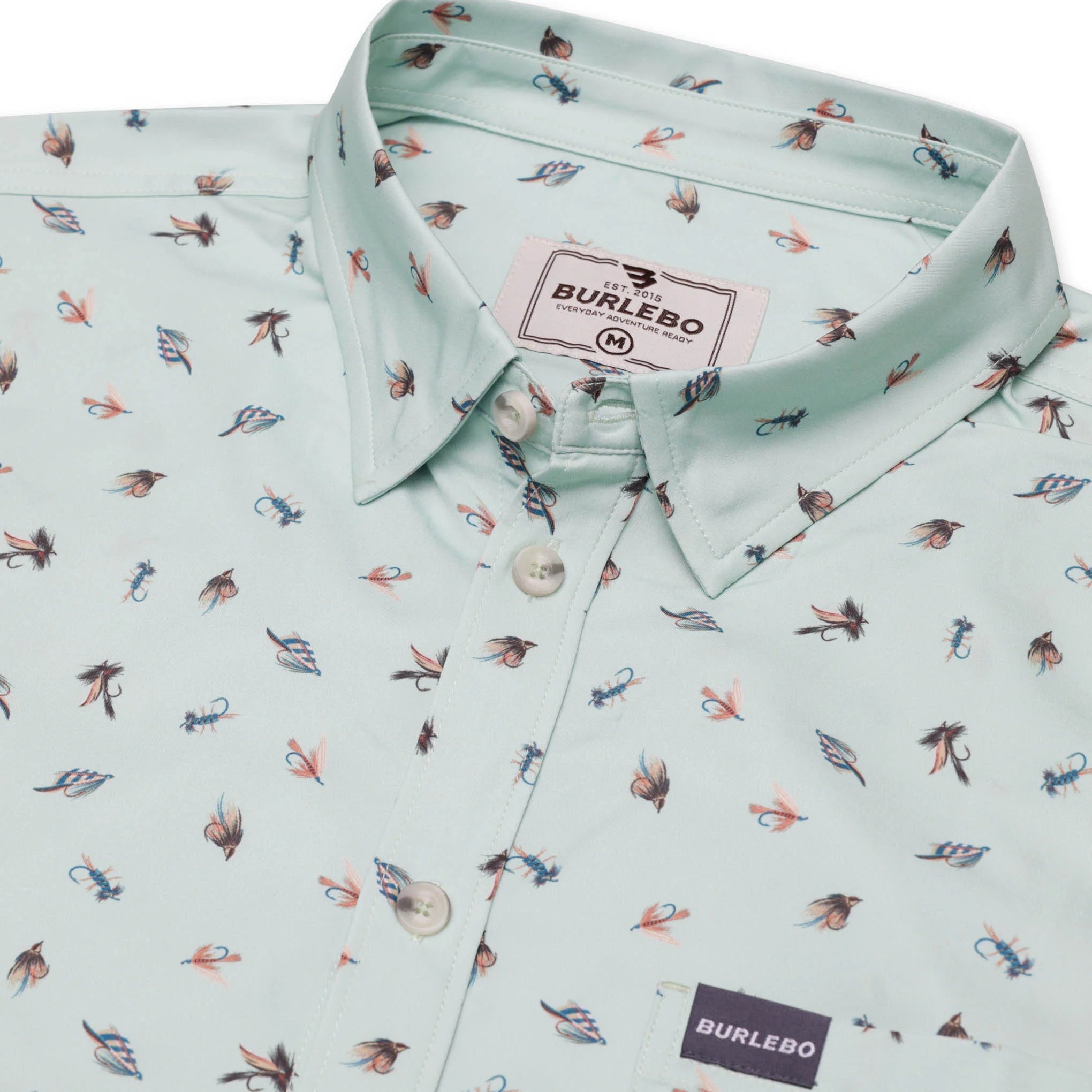 Burlebo Tying Flies Performance Button Up - Southern Soule Designs