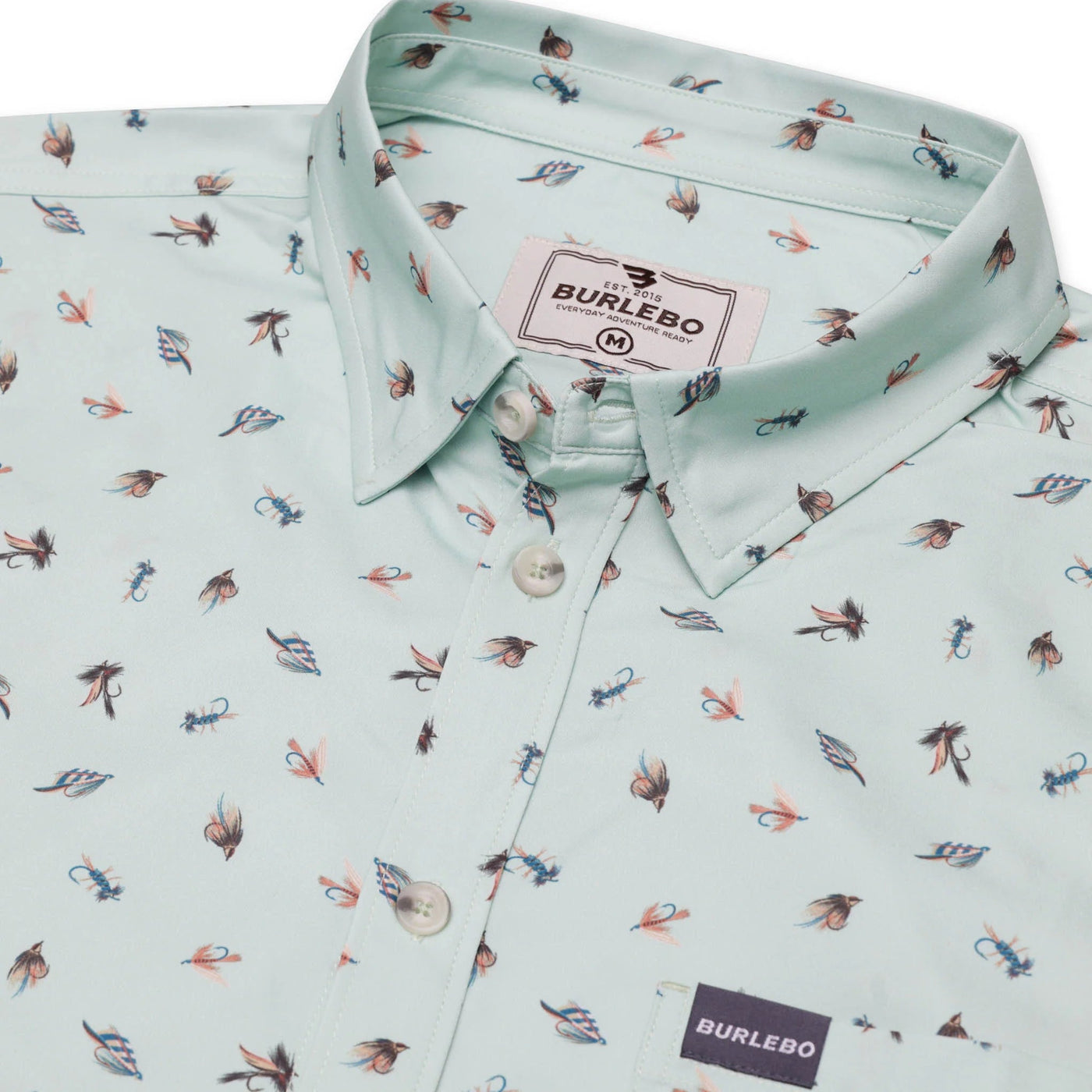 Burlebo Tying Flies Performance Button Up - Southern Soule Designs