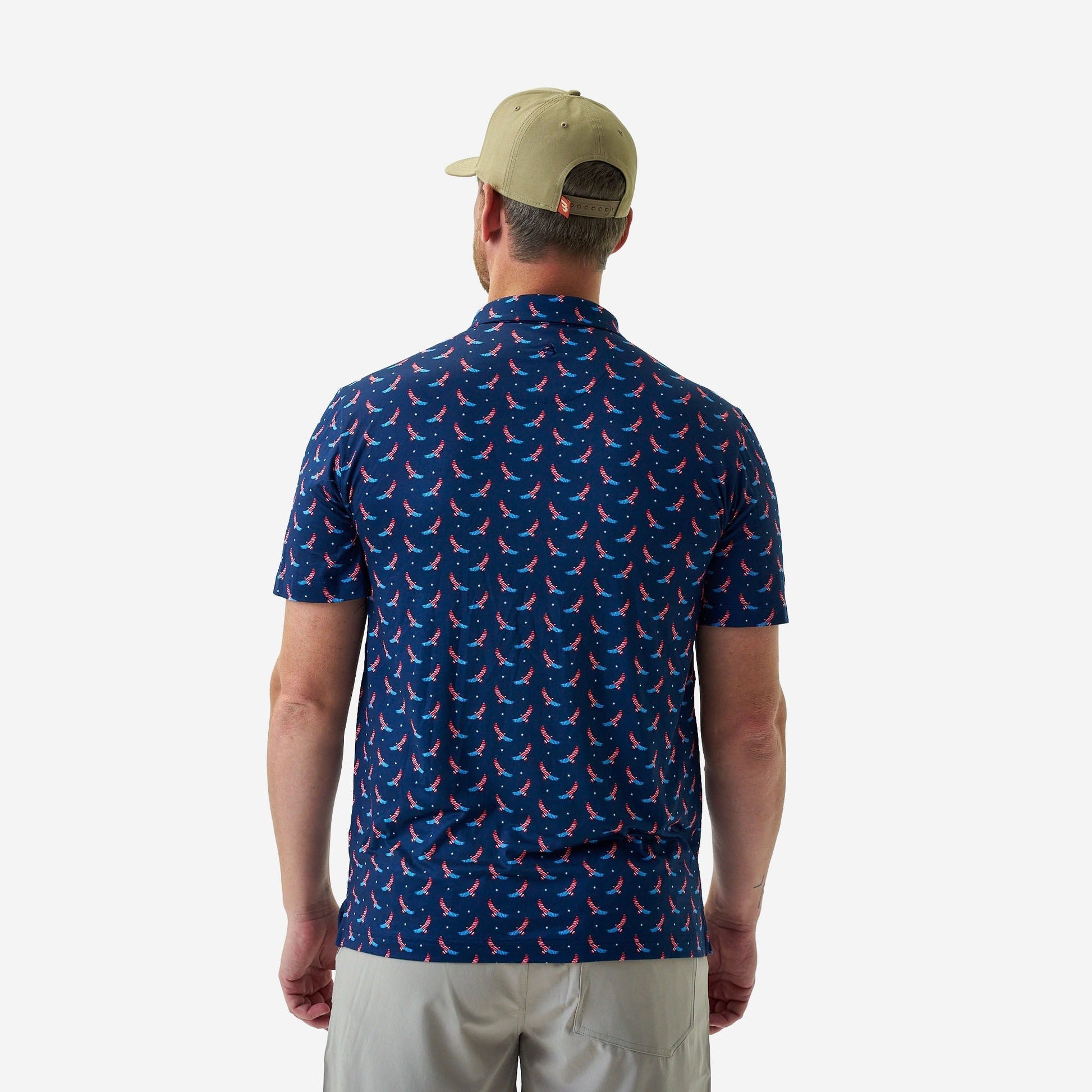 Burlebo USA Eagle Performance Polo - Southern Soule Designs