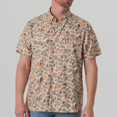 Burlebo Venado Camo Performance Western Shirt - Southern Soule Designs