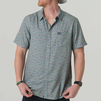 Burlebo Vintage Cruiser Performance Button Up - Southern Soule Designs