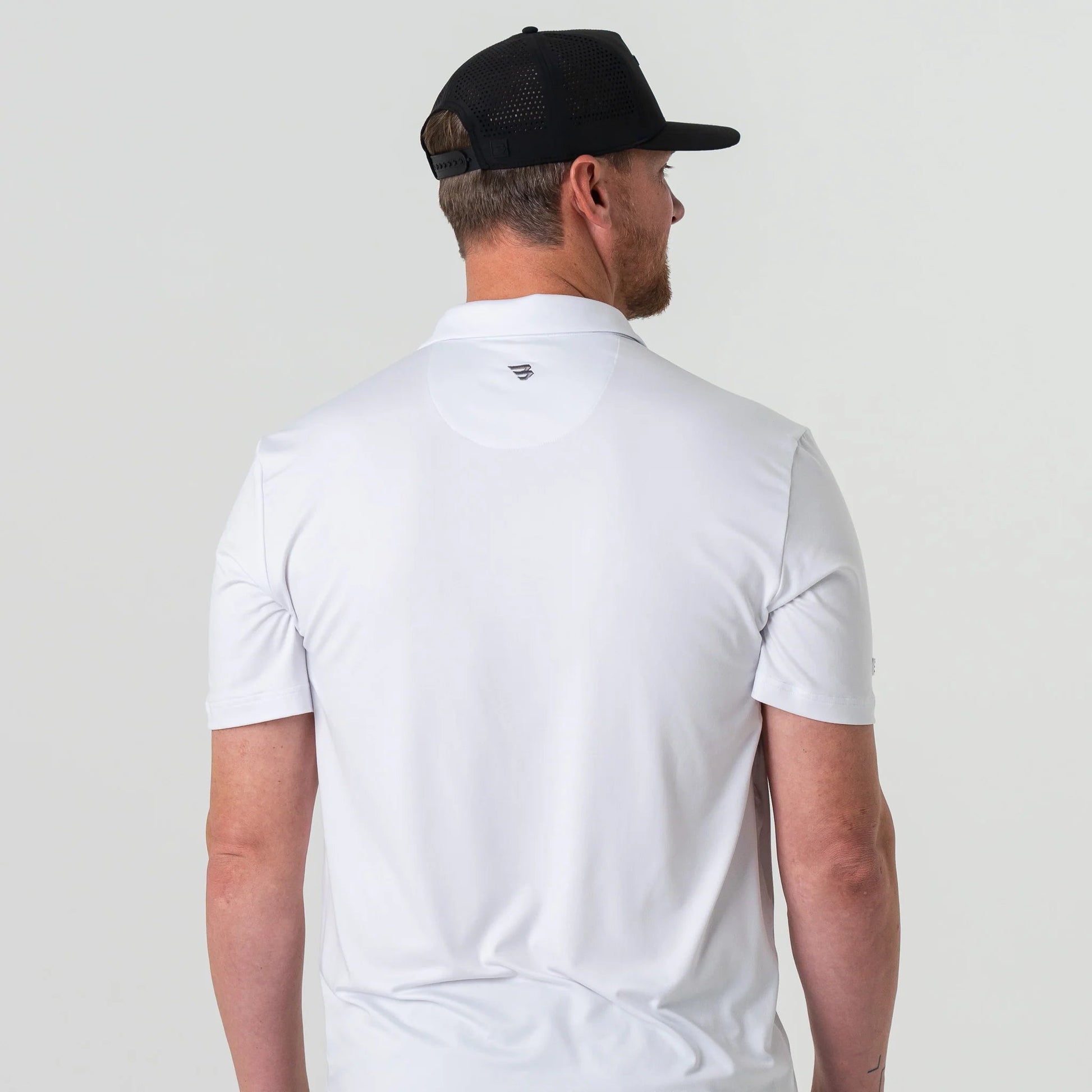 Burlebo White Performance Polo - Southern Soule Designs