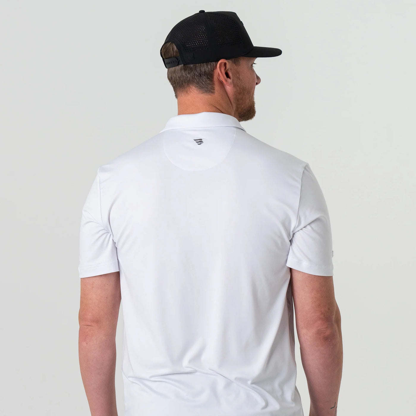 Burlebo White Performance Polo - Southern Soule Designs