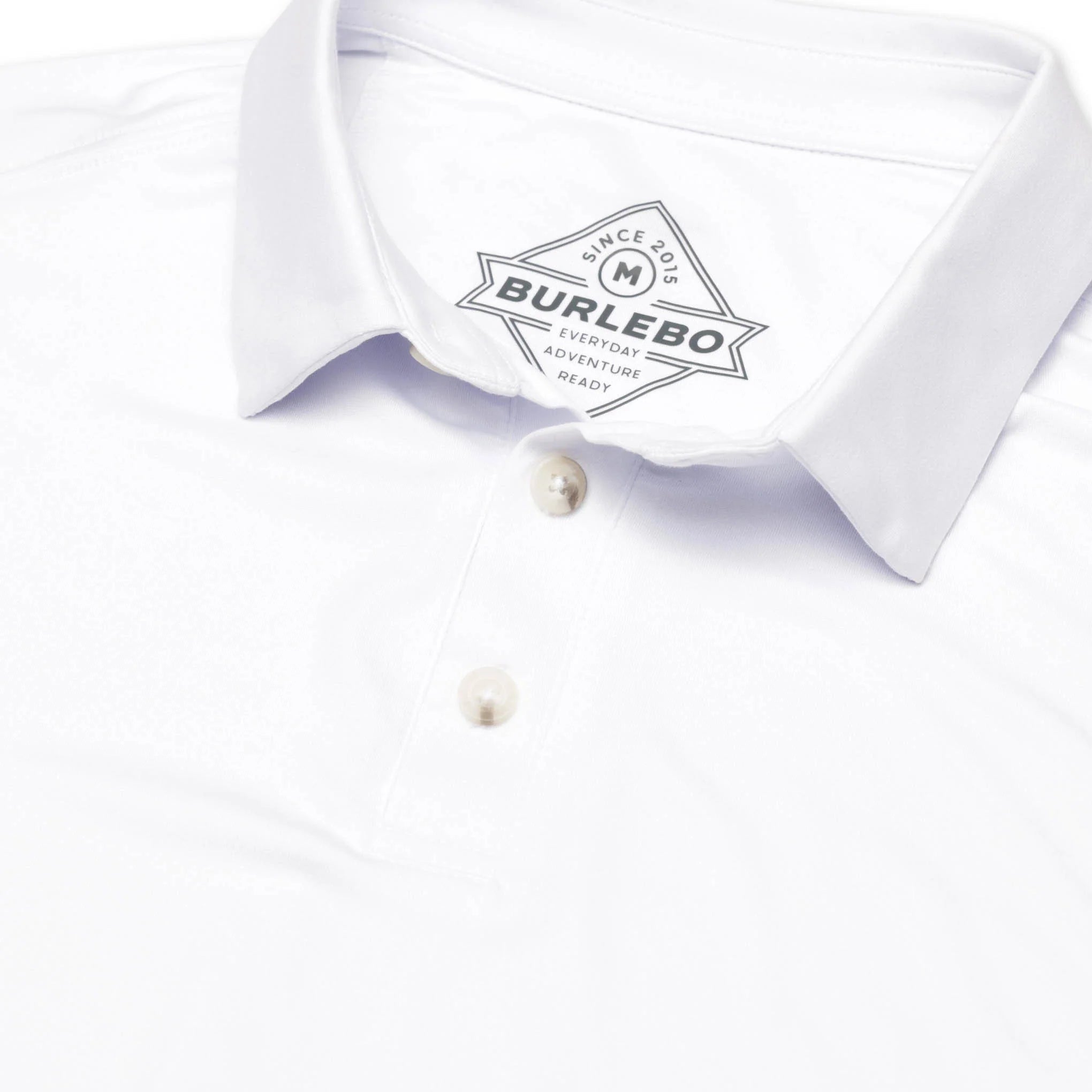 Burlebo White Performance Polo - Southern Soule Designs