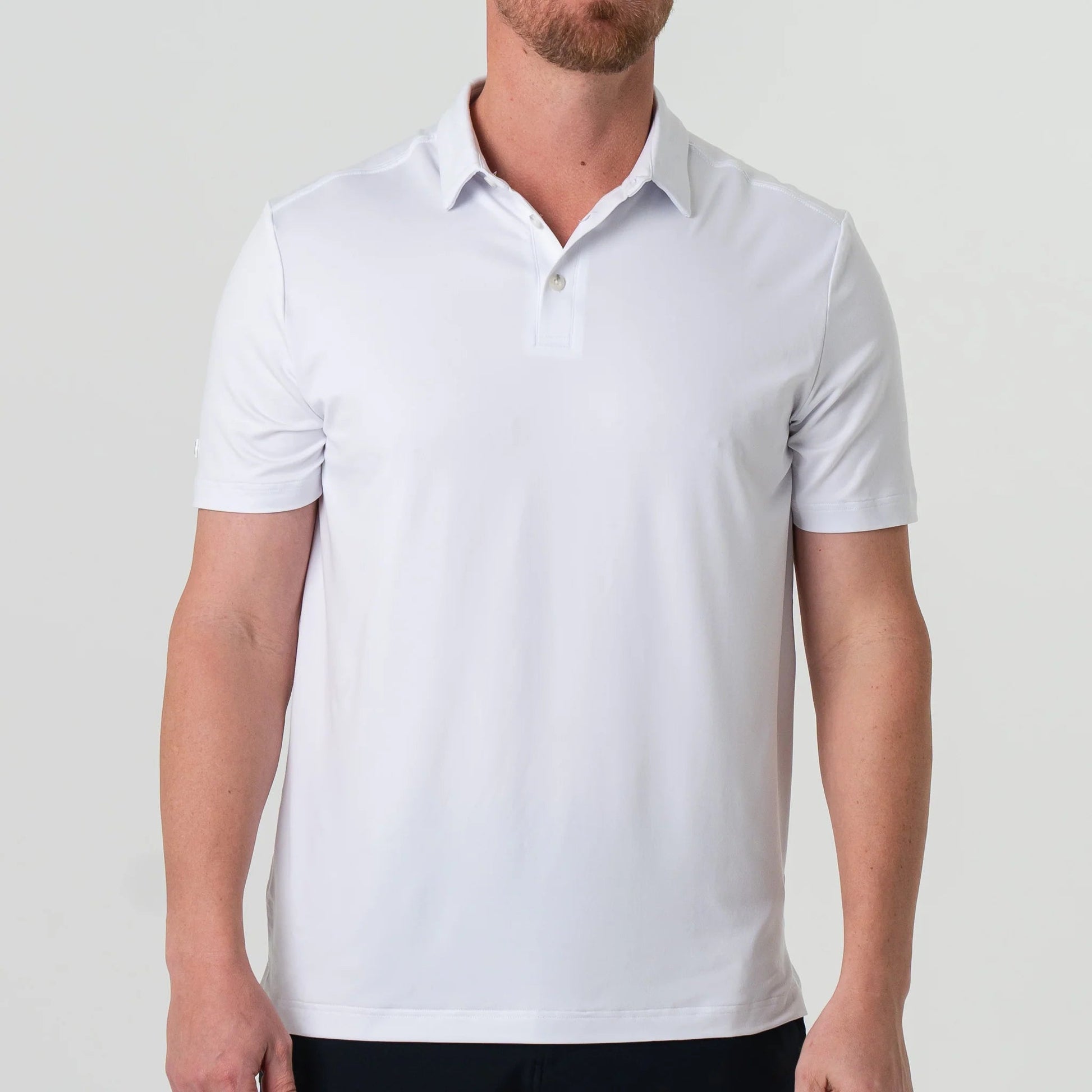 Burlebo White Performance Polo - Southern Soule Designs