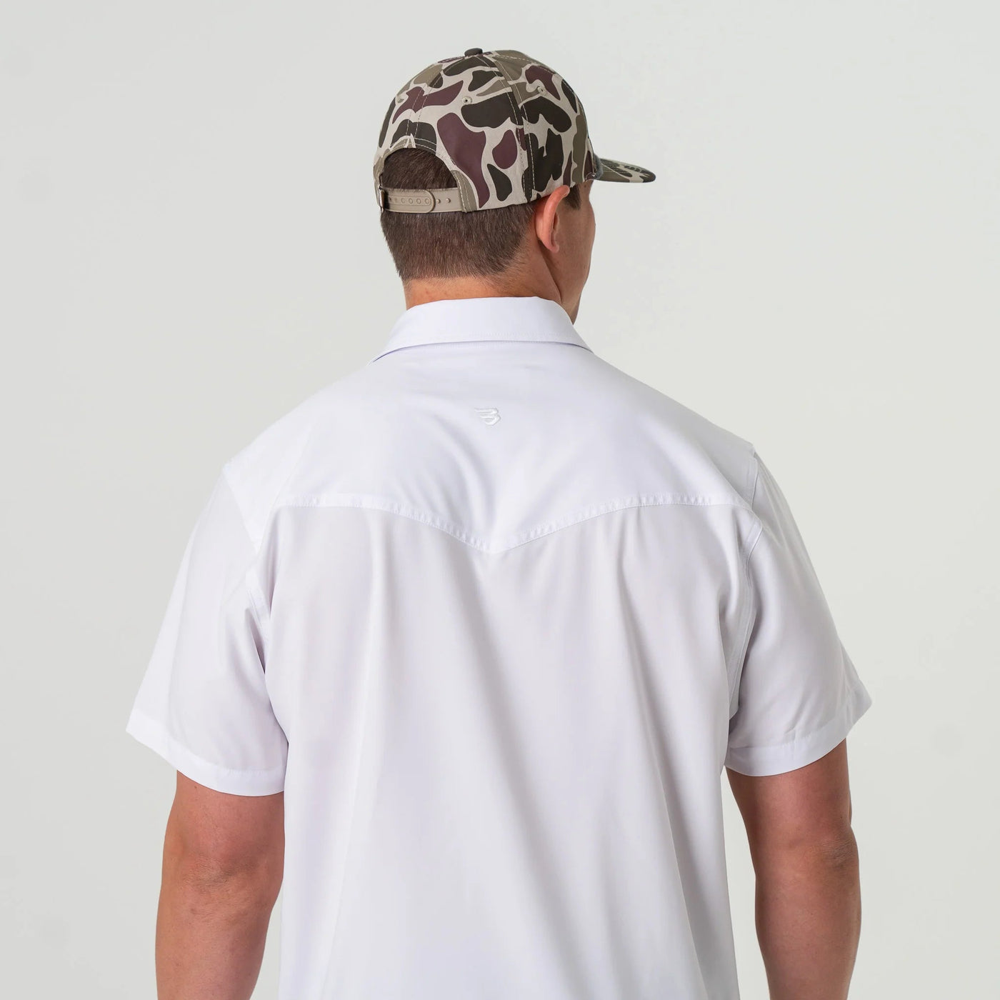 Burlebo White Performance Western Shirt - Southern Soule Designs