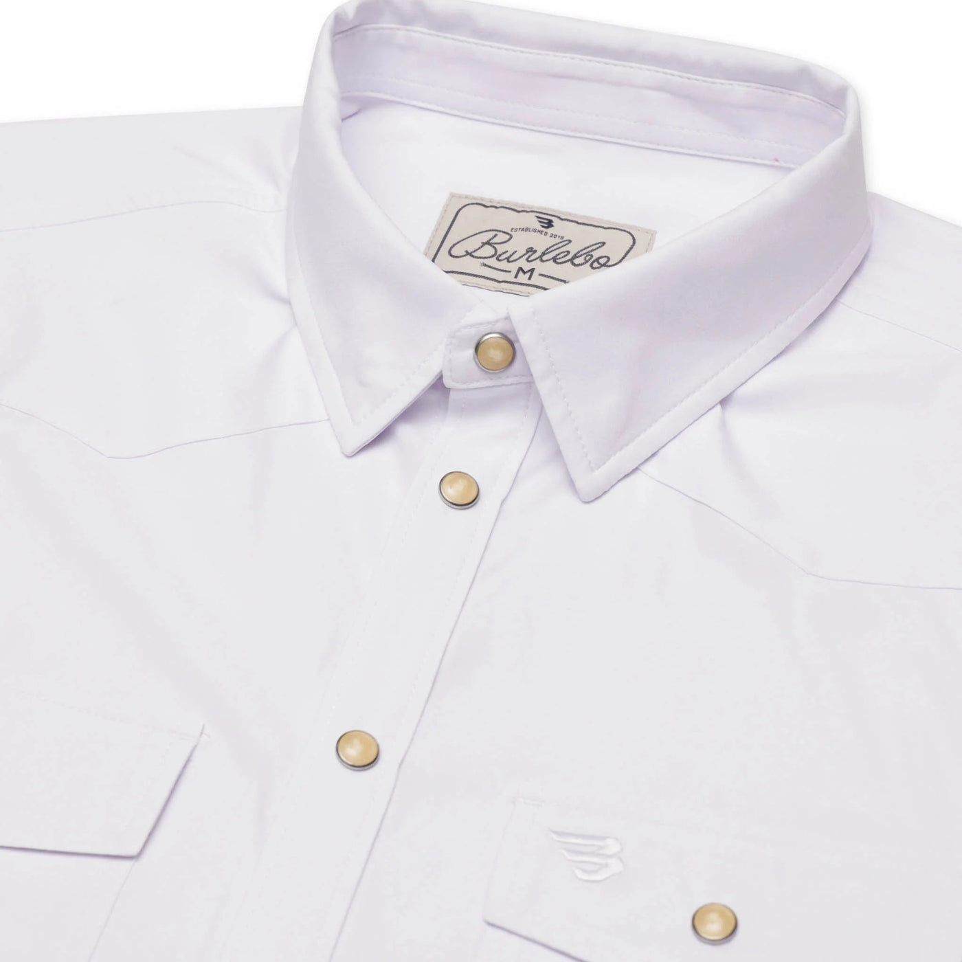 Burlebo White Performance Western Shirt - Southern Soule Designs