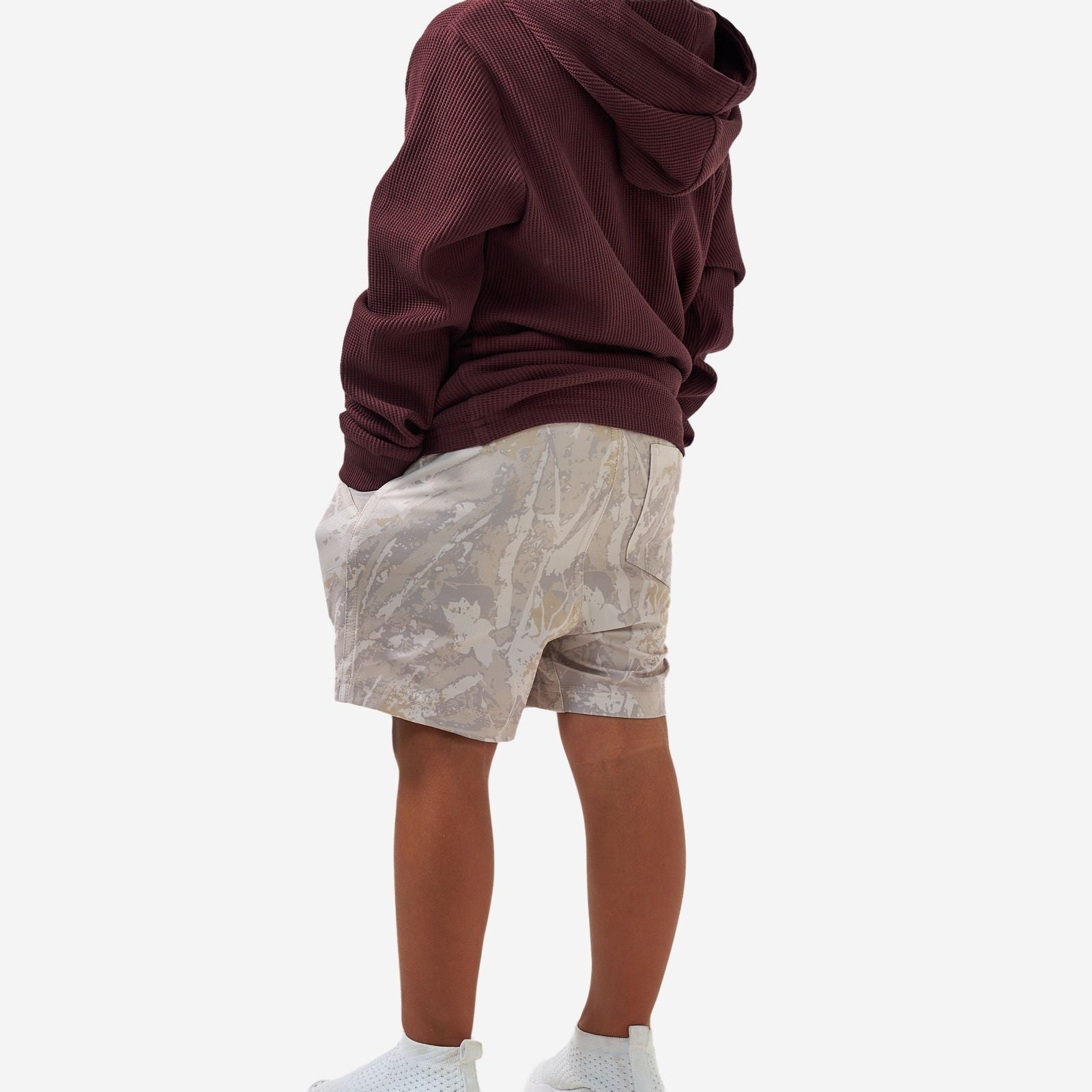 Burlebo Youth Athletic Shorts - Drifter Camo - Southern Soule Designs