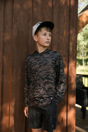 Burlebo Youth Bendita Camo Performance Hoodie - Southern Soule Designs