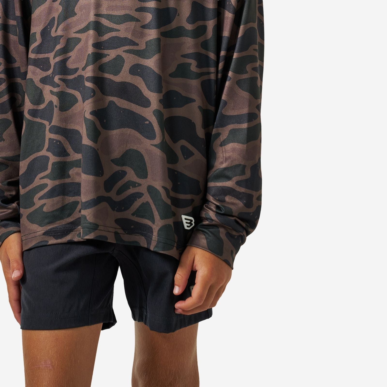 Burlebo Youth Bendita Camo Performance Hoodie - Southern Soule Designs