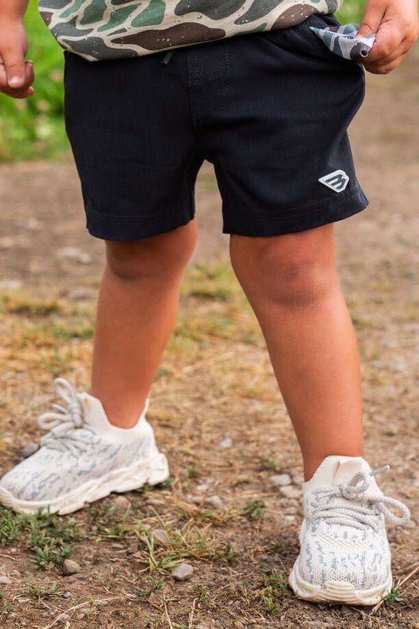 Burlebo Youth Black Athletic Shorts - Southern Soule Designs