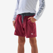 Burlebo Youth Cardinal Athletic Shorts - Topo Desert Camo Pocket - Southern Soule Designs