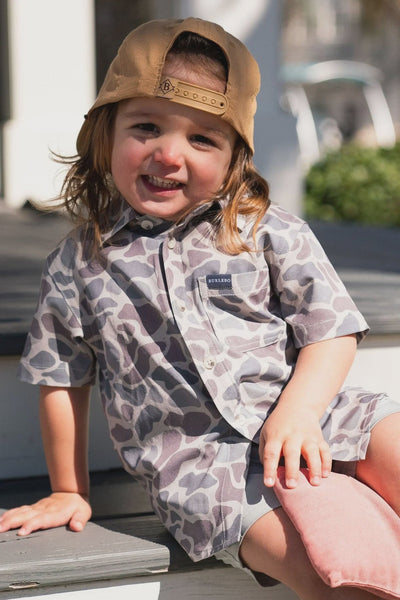 Burlebo Youth Classic Deer Camo Button Up - Southern Soule Designs
