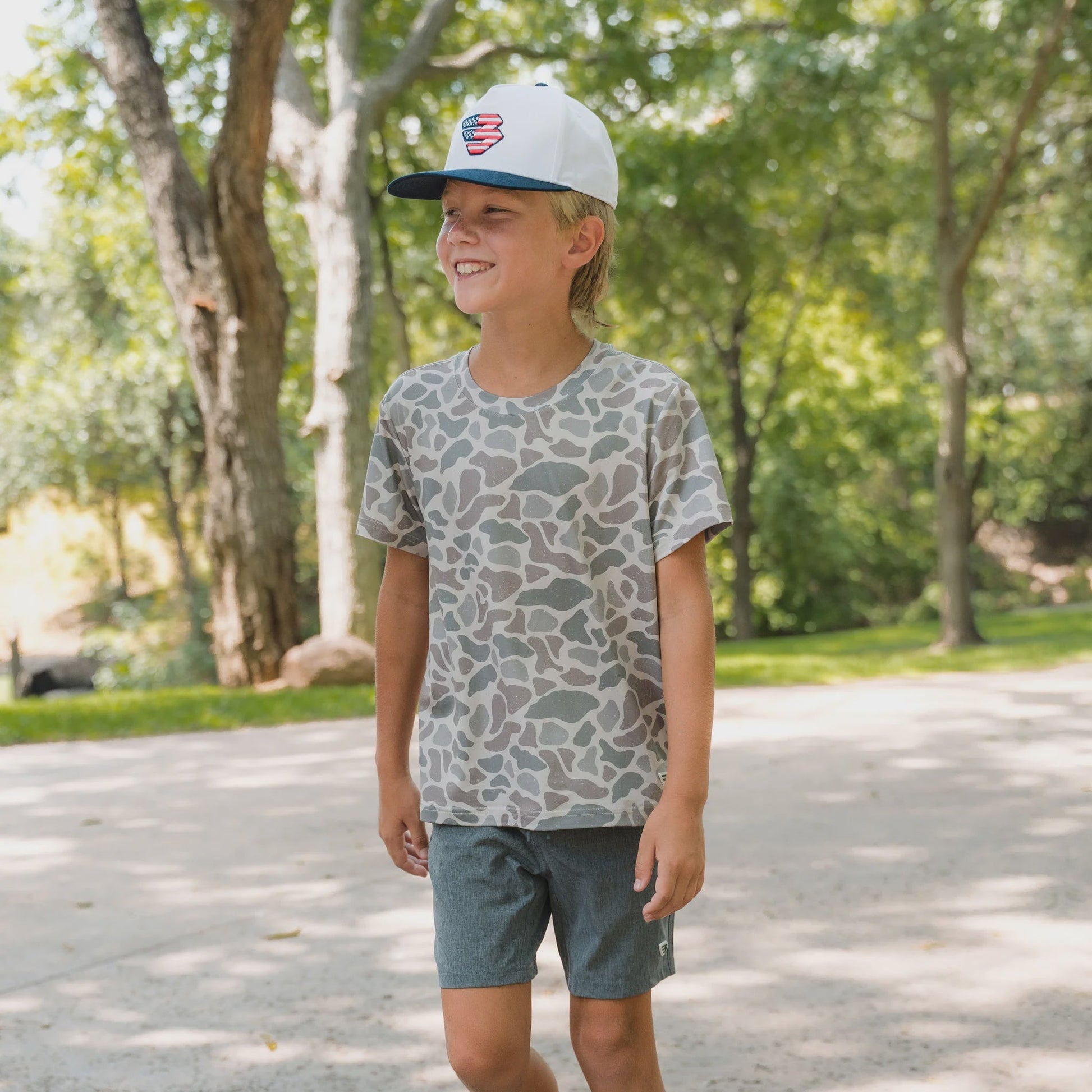 Burlebo Youth Classic Deer Camo Go To Tee - Southern Soule Designs