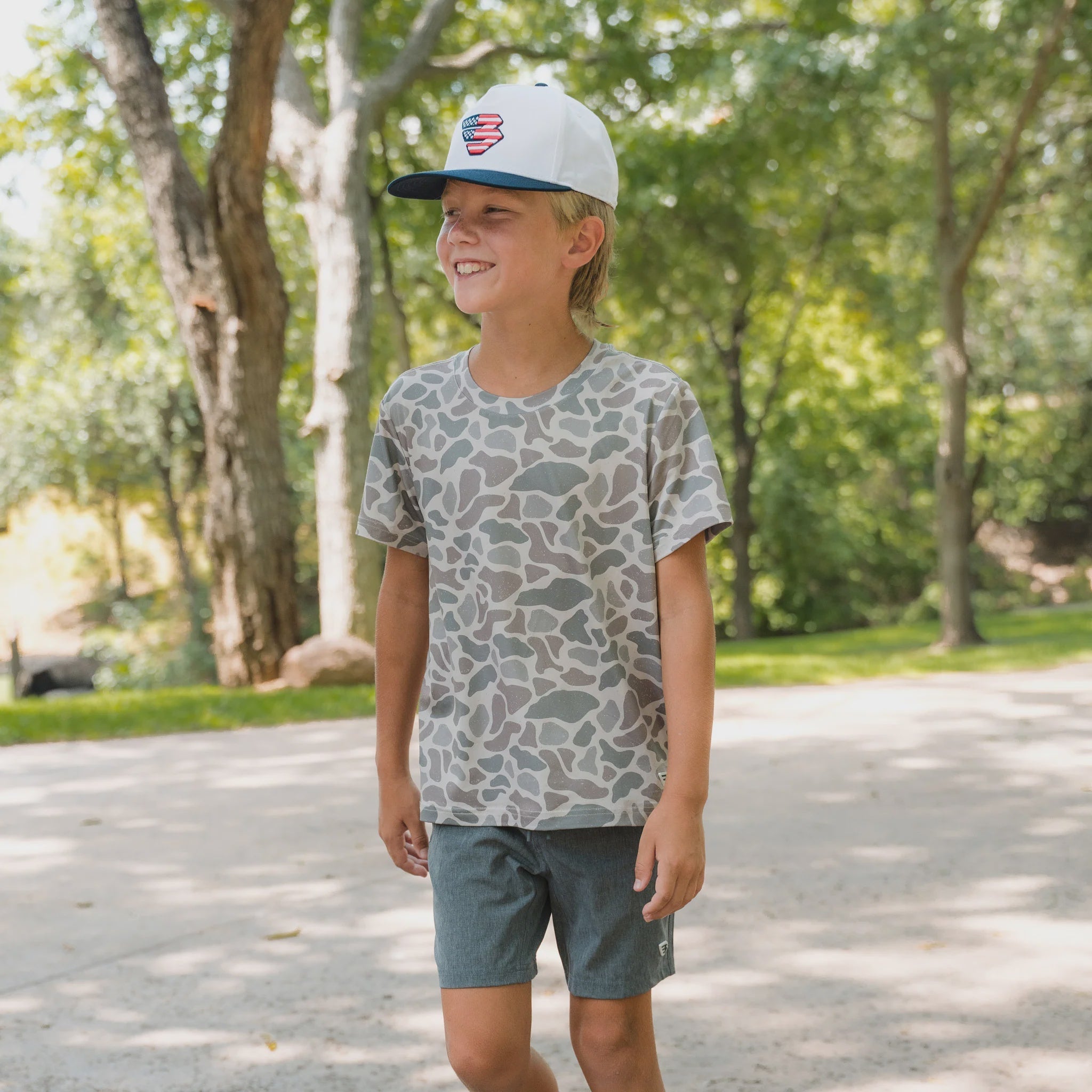 Burlebo Youth Classic Deer Camo Go To Tee - Southern Soule Designs
