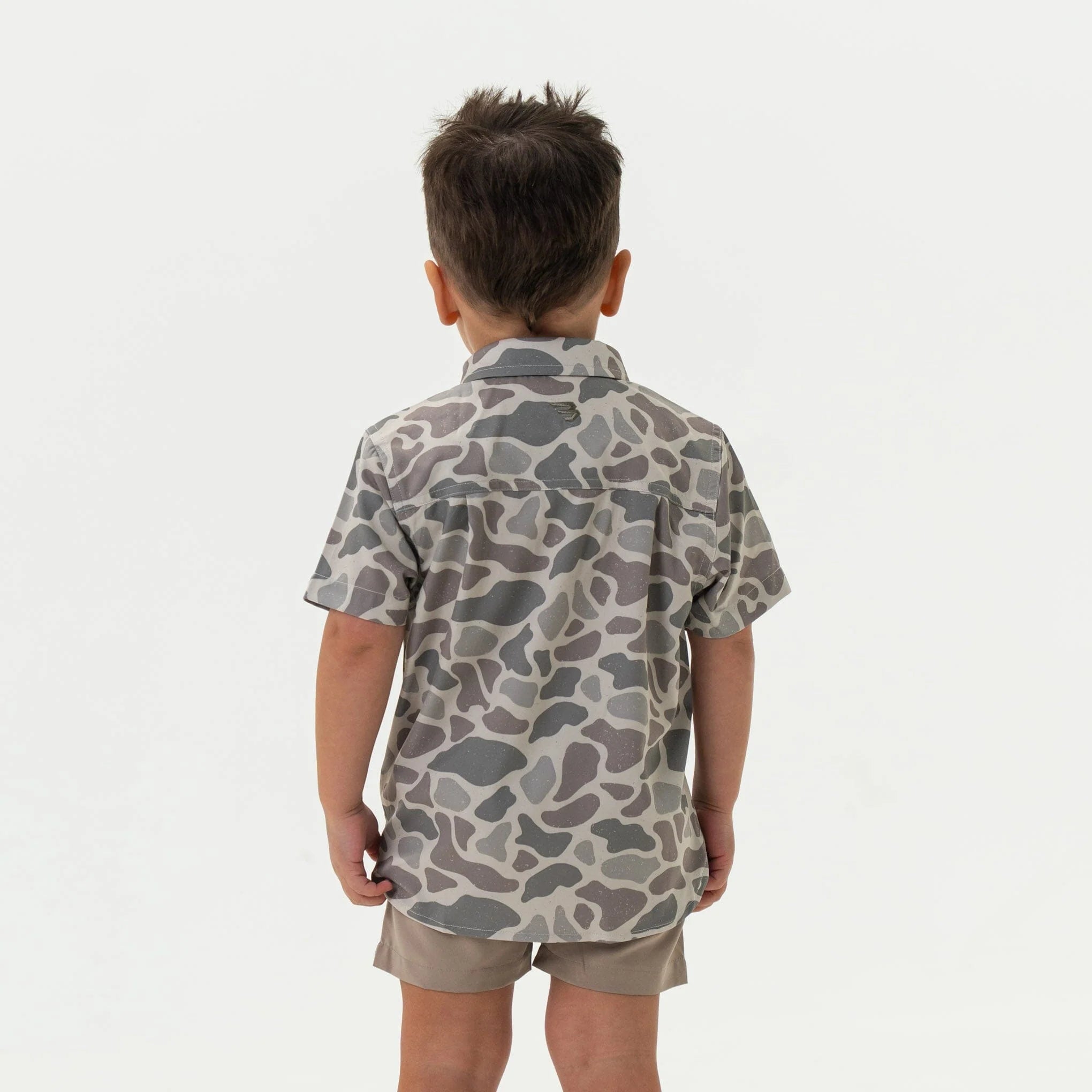 Burlebo Youth Classic Deer Camo Performance Button Up - Southern Soule Designs
