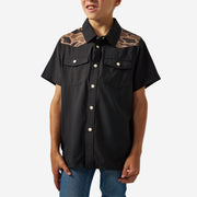 Burlebo Youth Deer SZN Performance Western Shirt - Southern Soule Designs