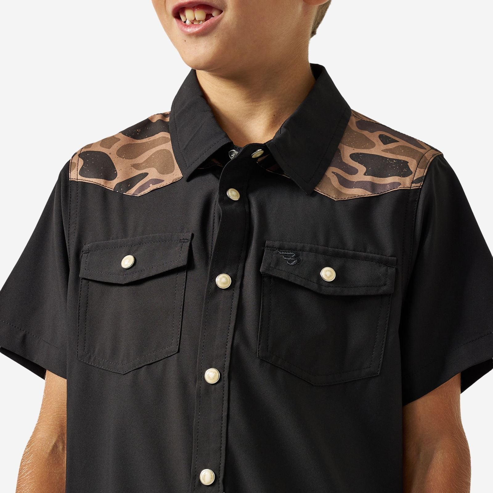 Burlebo Youth Deer SZN Performance Western Shirt - Southern Soule Designs