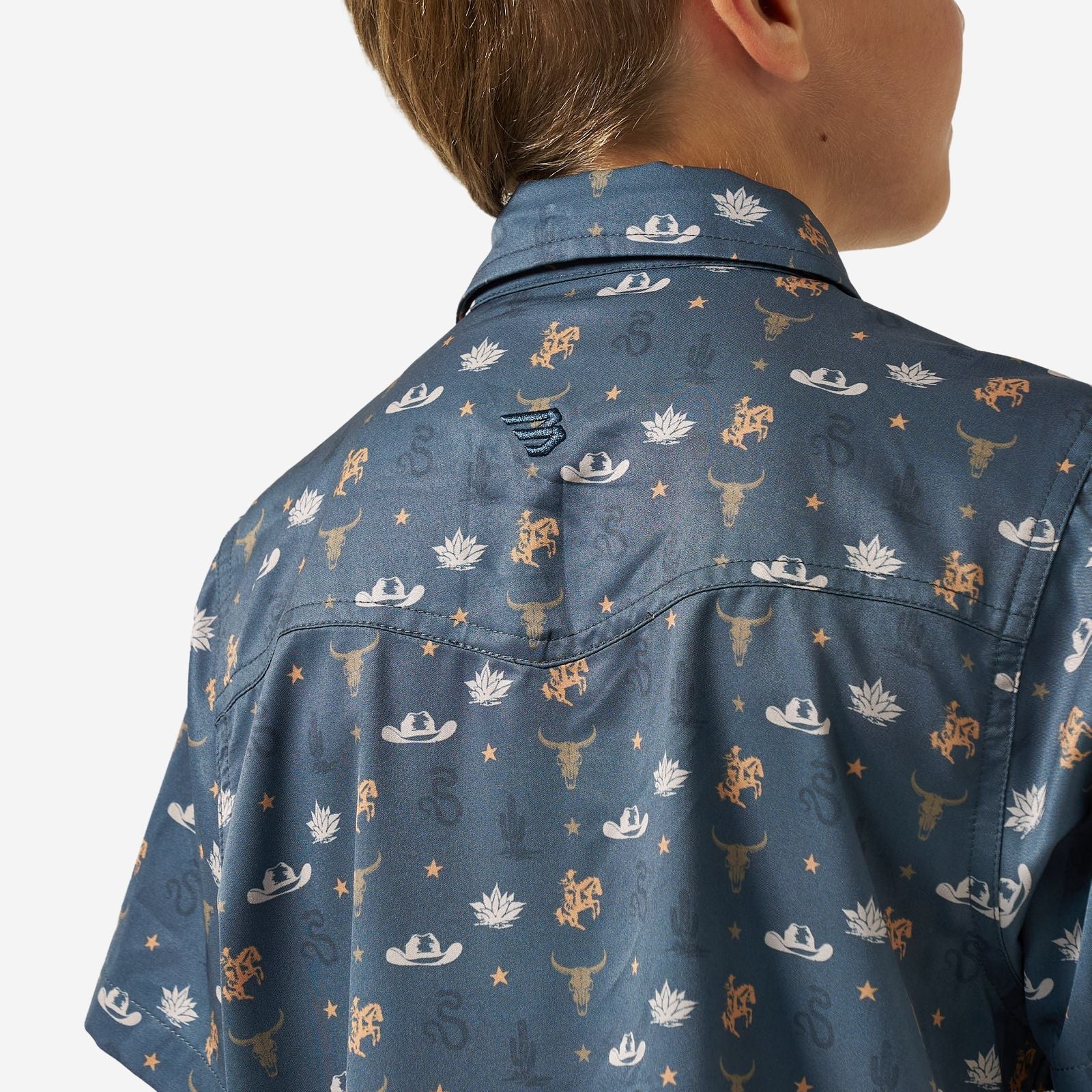 Burlebo Youth Desert Night Performance Western Shirt - Southern Soule Designs