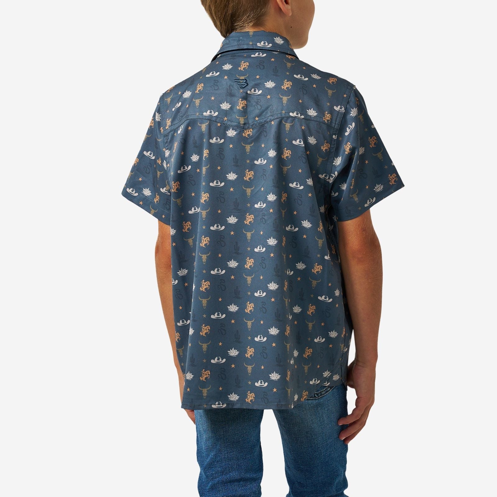 Burlebo Youth Desert Night Performance Western Shirt - Southern Soule Designs