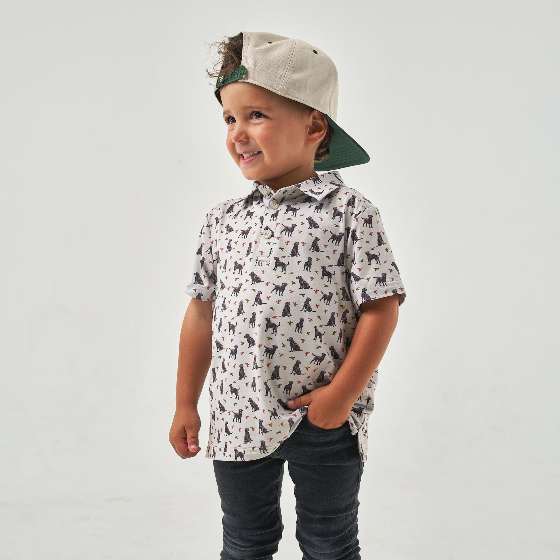 Burlebo Youth Ducks and Dogs Polo - Southern Soule Designs