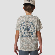 Burlebo Youth God's Glory Classic Deer Camo Tee - Southern Soule Designs