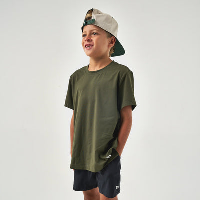 Burlebo Youth Mallard Green Go To Tee - Southern Soule Designs