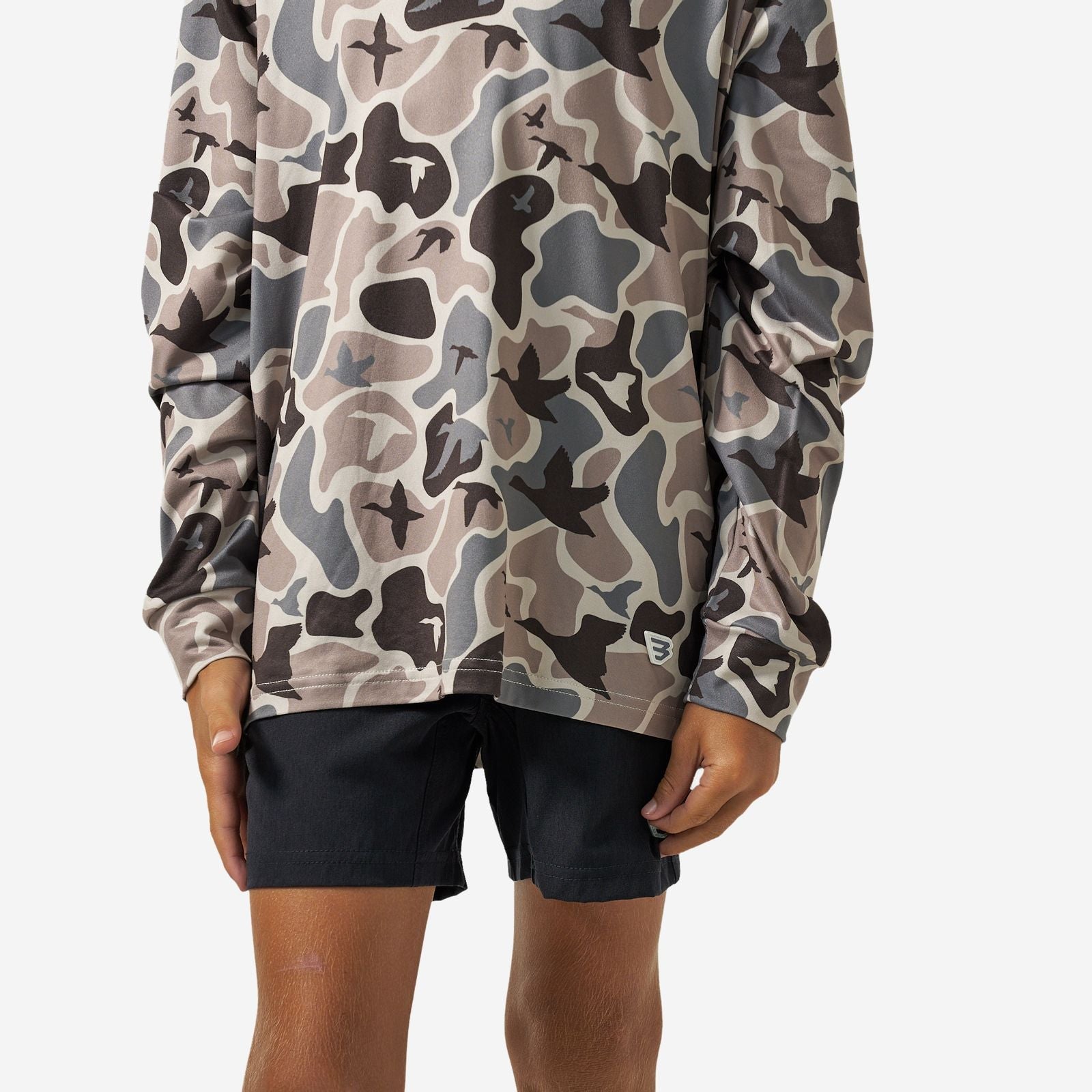 Burlebo Youth Mallard Mayhem Camo Performance Hoodie - Southern Soule Designs