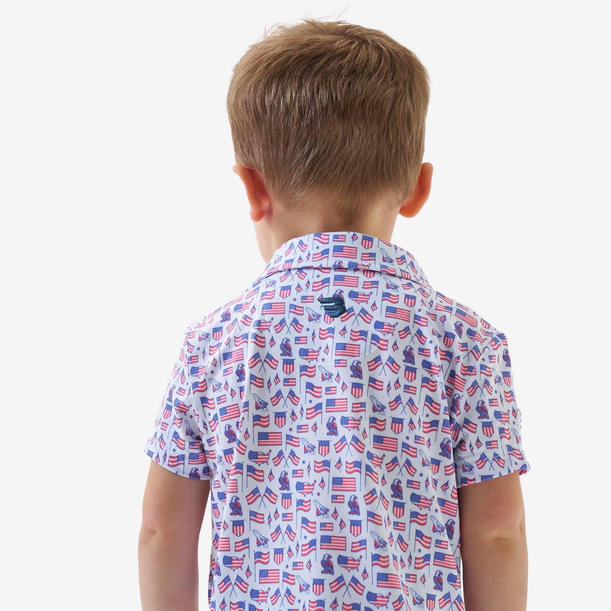 Burlebo Youth Old Glory Polo - Southern Soule Designs
