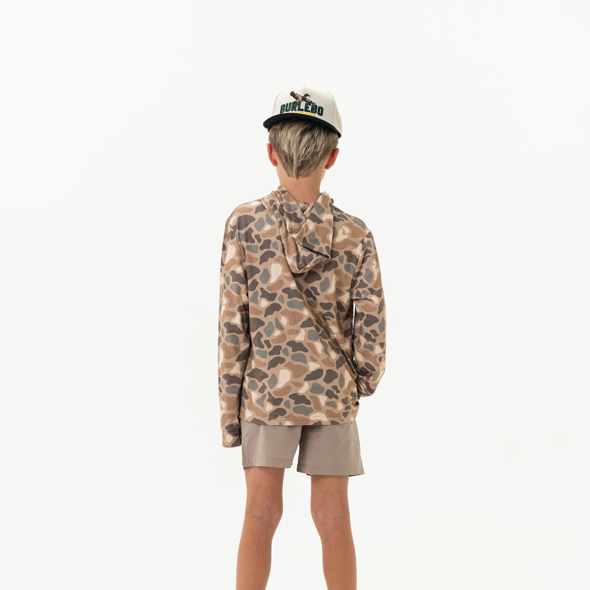 Burlebo Youth Pintail Camo Performance Hoodie - Southern Soule Designs