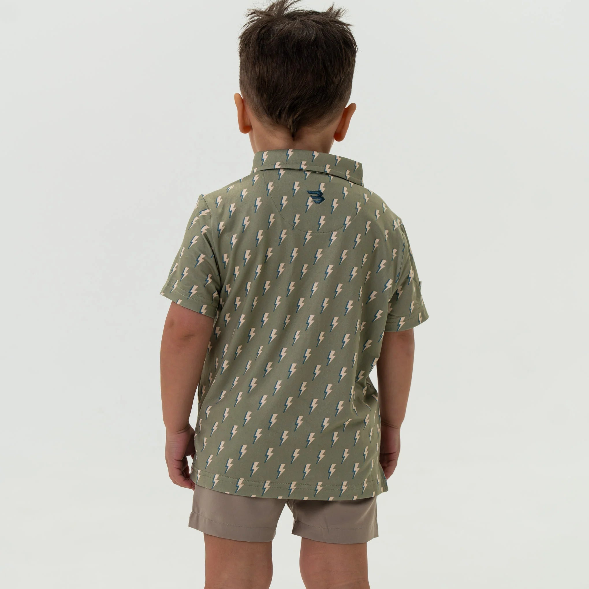 Burlebo Youth Sage Lightning Polo - Southern Soule Designs