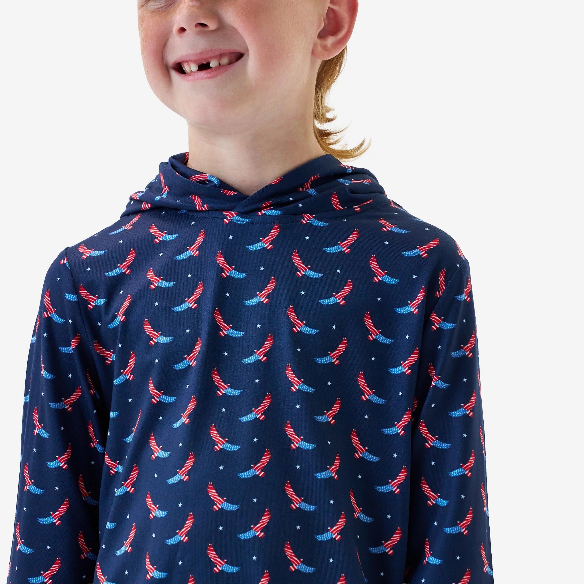 Burlebo Youth USA Eagle Performance Hoodie - Southern Soule Designs