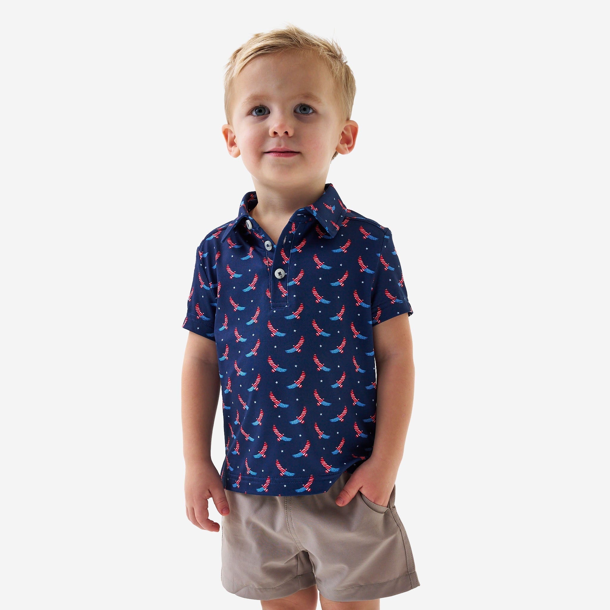 Burlebo Youth USA Eagle Polo - Southern Soule Designs