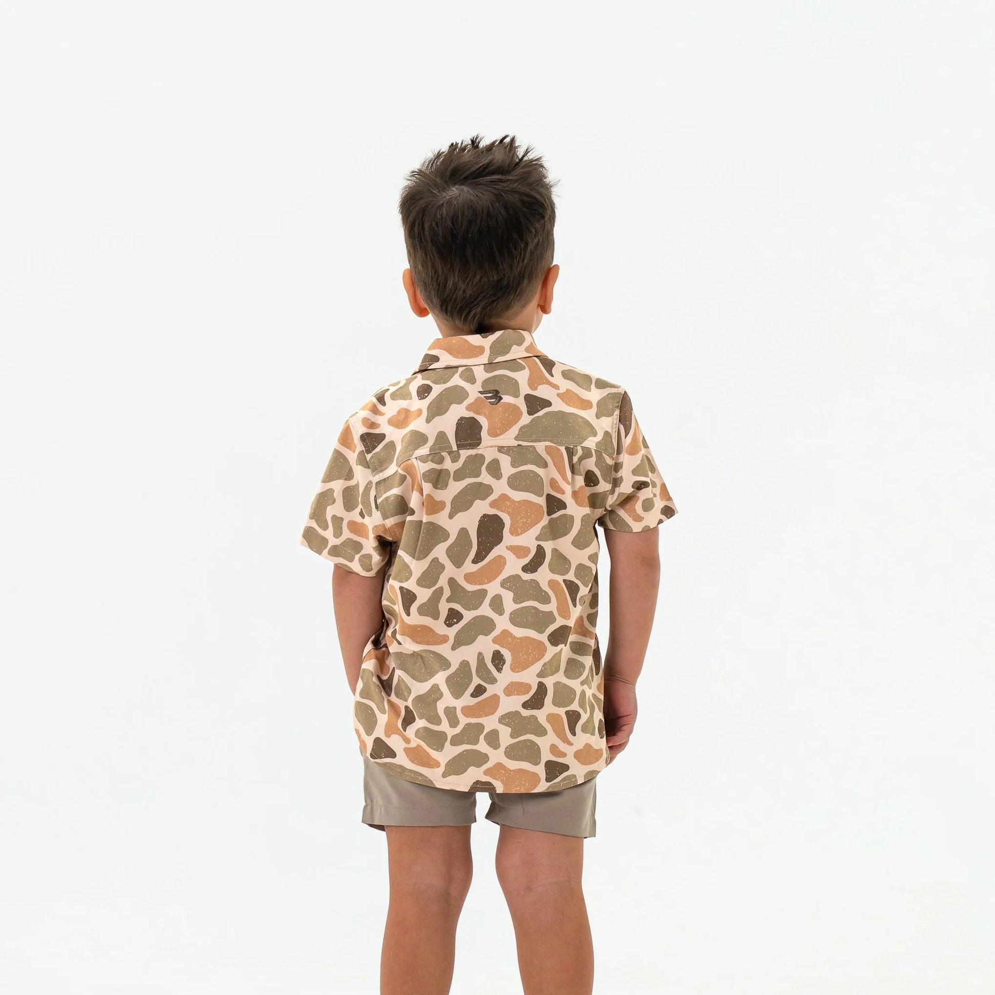 Burlebo Youth Venado Camo Performance Button Up - Southern Soule Designs