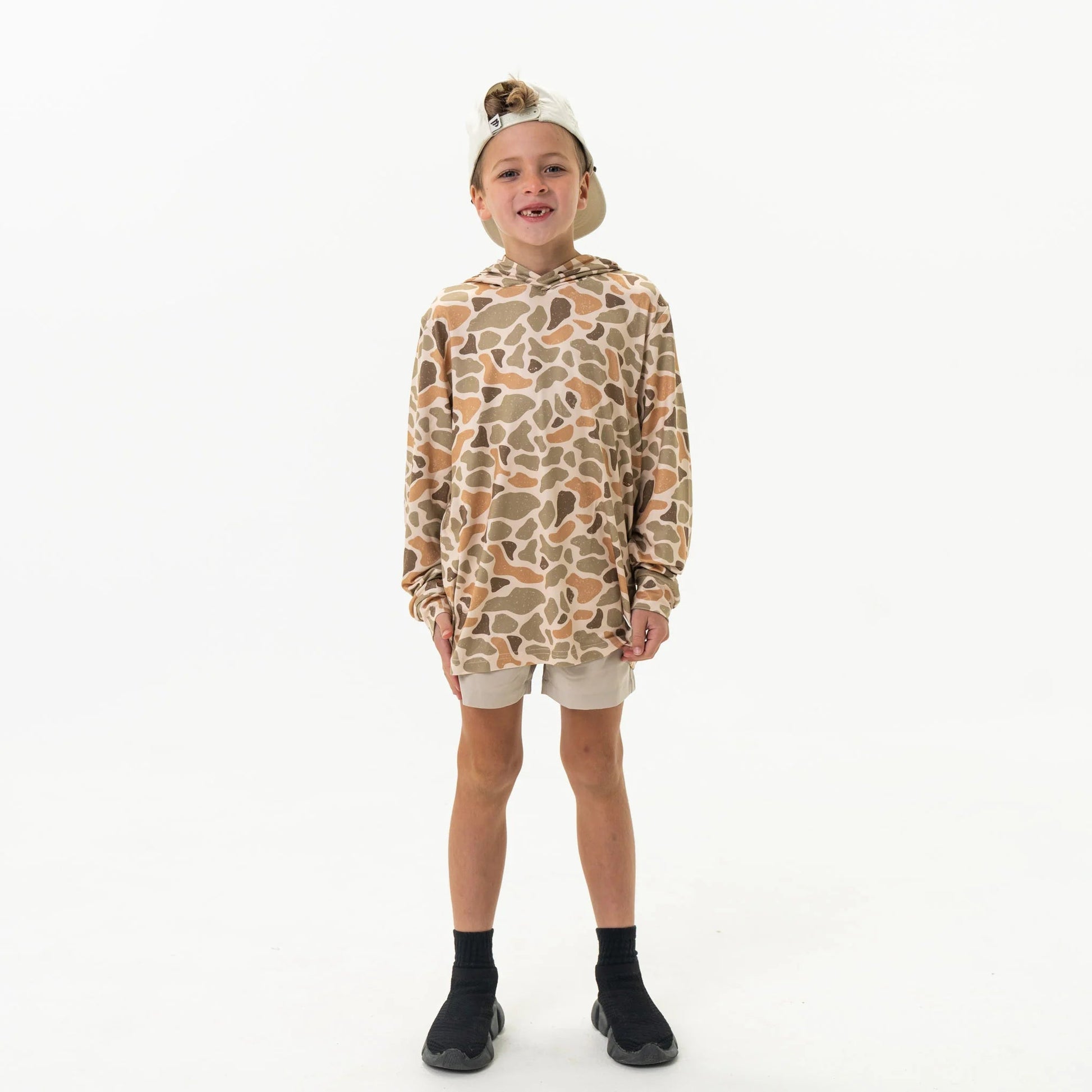 Burlebo Youth Venado Camo Performance Hoodie - Southern Soule Designs